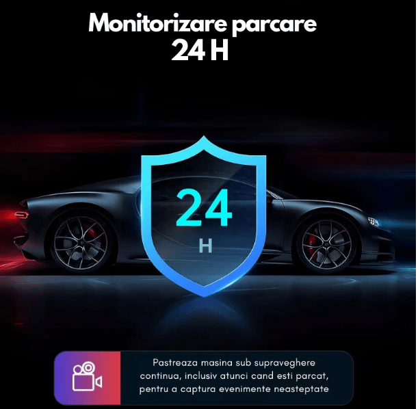 Camera Auto D18 4K + camera spate 1080P, WiFi, Viziune nocturna, DVR - Taggo.ro