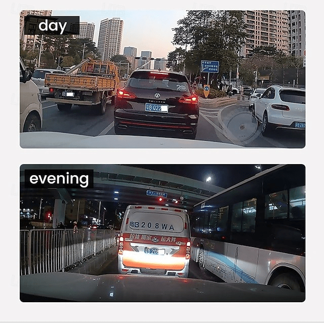 Camera auto J05 4k + camera interior 720P + camera spate 720P, WiFi - Taggo.ro