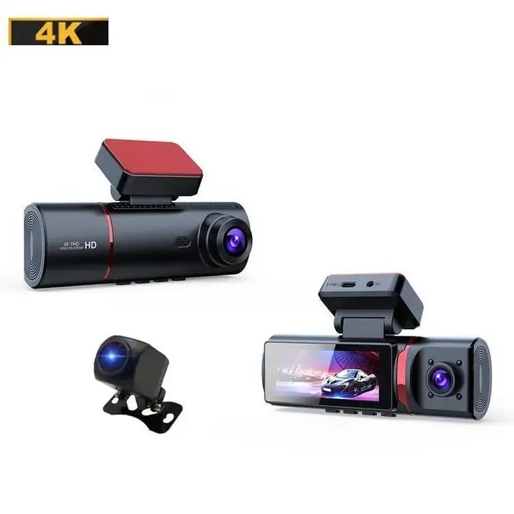 Camera auto J05 4k + camera interior 720P + camera spate 720P, WiFi - Taggo.ro