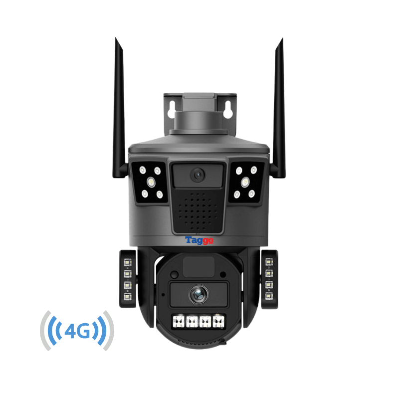 Camera de Supraveghere 4G, Cartela SIM, Viziune Nocturna, Rezistenta La Apa IP 66, Control din aplicatie - Taggo.ro