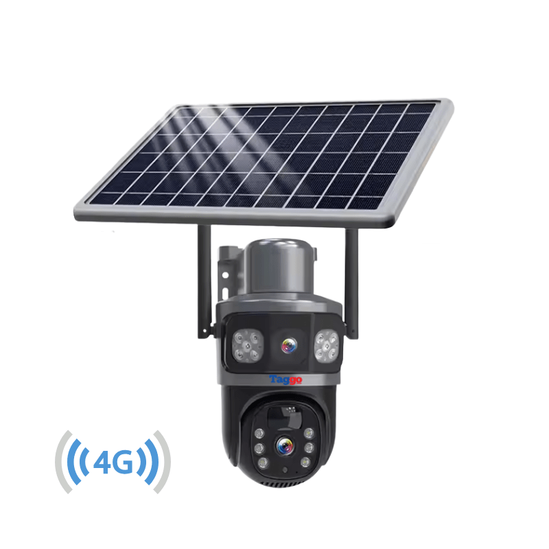 Camera de Supraveghere 4G, Rezolutie 8MP, Incarcare Solara, Urmarire Automata, Rezistenta la Apa IP66 - Taggo.ro