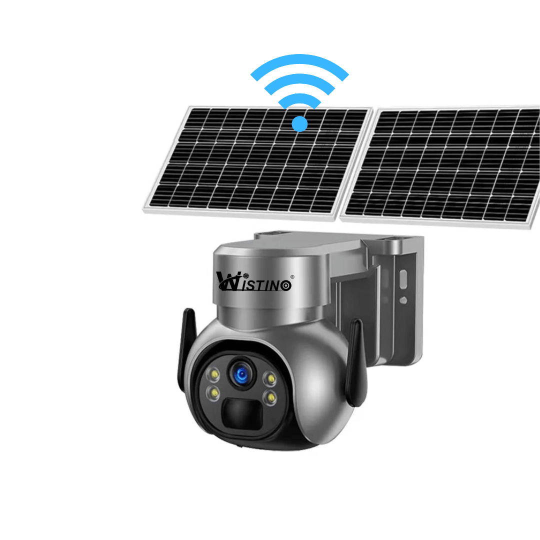 Camera de Supraveghere 8mp 4K cu Incarcare Solara WIFI, Panou 20W, Rain Charging, Rotire Din Aplicatie, Rezistenta La Apa IP 66 - Taggo.ro