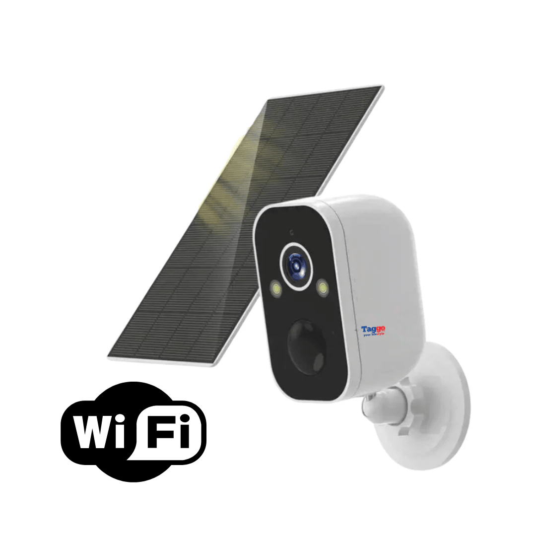 Camera de supraveghere cu incarcare solara WIFI 2K, 4MP, Baterie incorporata, Control din aplicatie,Rezistenta la apa IP66 - Taggo.ro