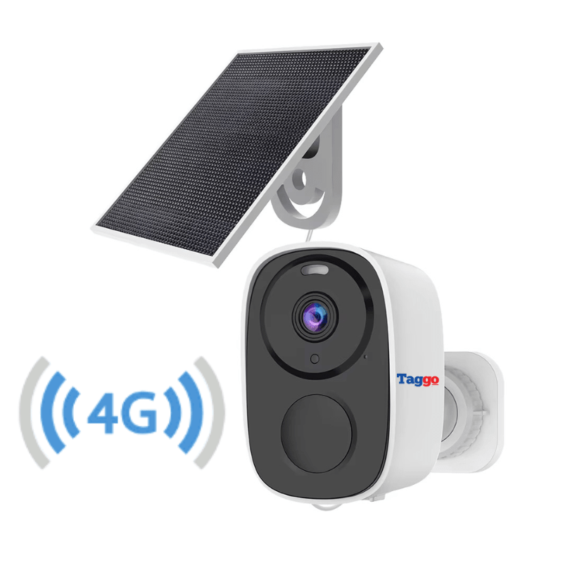 Camera de Supraveghere cu Panou Solar, Fixa, 3MP, Conexiune 4G, Control din Aplicatie, Senzor IR, Protectie IP66 - Taggo.ro