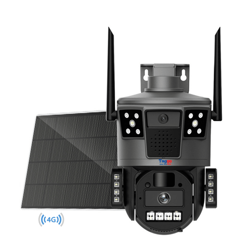 Camera de Supraveghere Solara 4G Cartela SIM 4K , Panou Solar 14W, Rezistenta La Apa IP 66, Control din aplicatie