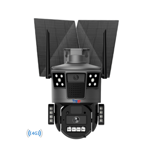 Camera de Supraveghere Solara 4G Cartela SIM 4K , Panou Solar 30W, Rezistenta La Apa IP 66