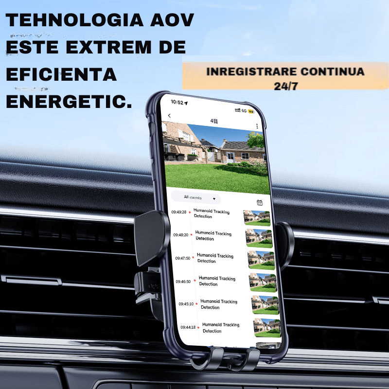 Camera Solara Cu 4 Lentile, PTZ, 4G / eSIM, 6MP cu Night Vision Full Color si Detectie Miscare - Taggo.ro