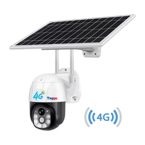 Camera Solara de Supraveghere 4G, 5MP, Zoom 10X, Full HD, Panou Solar 9W cu Acumulatori 12000mAh, IP66, Alba