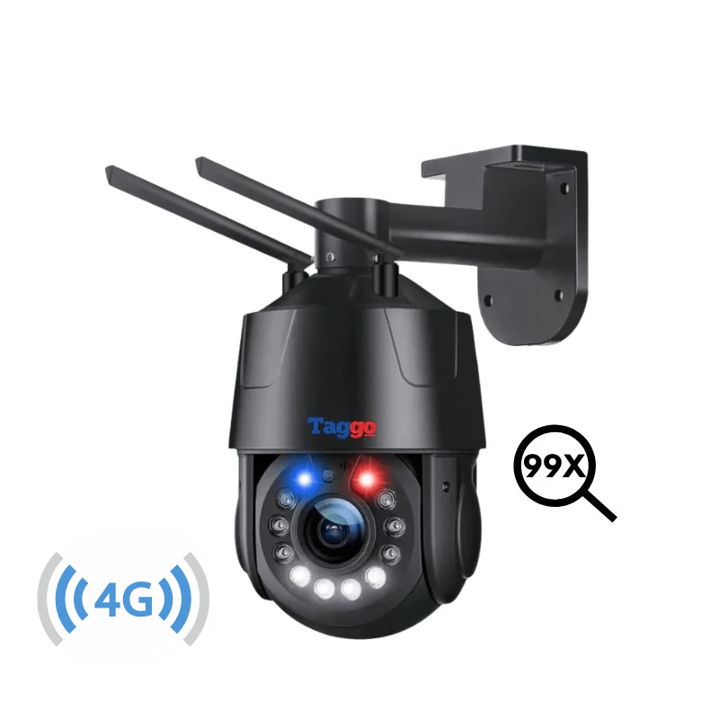 Camera Supraveghere 4G 4K Ultra HD 99X Optical ZOOM, Rotire Din Aplicatie, Rezistenta La Apa IP 66 - Taggo.ro