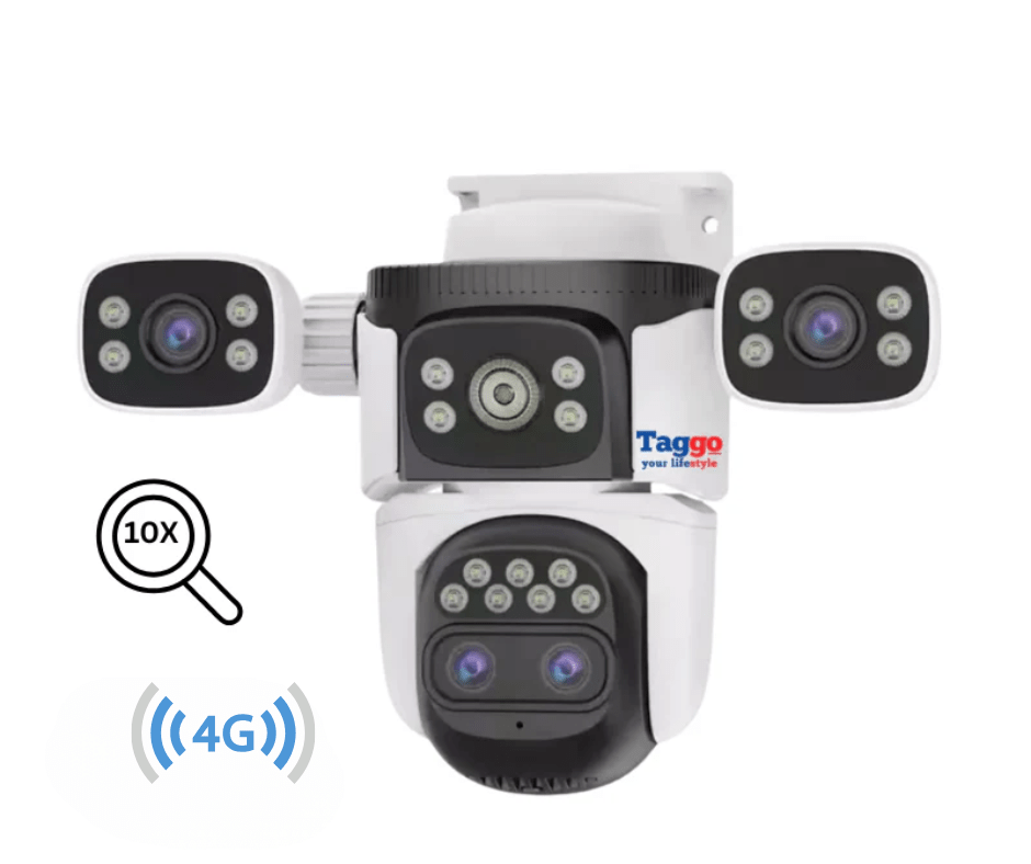 Camera Supraveghere 4G Crocodil 16MP – Zoom 10X, Vedere Nocturna Color, Audio Bidirectional, Detectie Miscare si Urmarire Automata, Multi - Taggo.ro