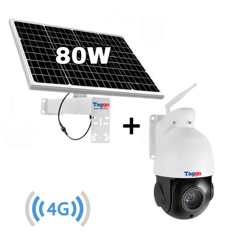 Camera Supraveghere cu Panou Solar si Cartela SIM 4G 5MP, Zoom Optic 18X, PTZ Exterior, 24/7