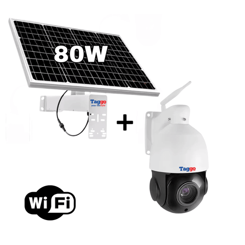 Camera Supraveghere cu Panou Solar si Conexiune WIFI, 5MP, Zoom Optic 18X, PTZ Exterior, 24/7