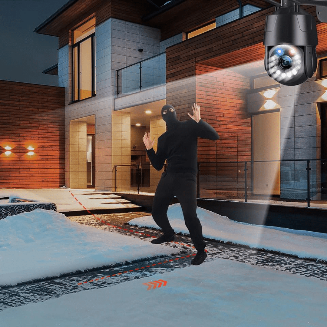 Camera Supraveghere cu Panou Solar si Conexiune WIFI, Rezolutie 4K, Zoom Optic 36X - Taggo.ro