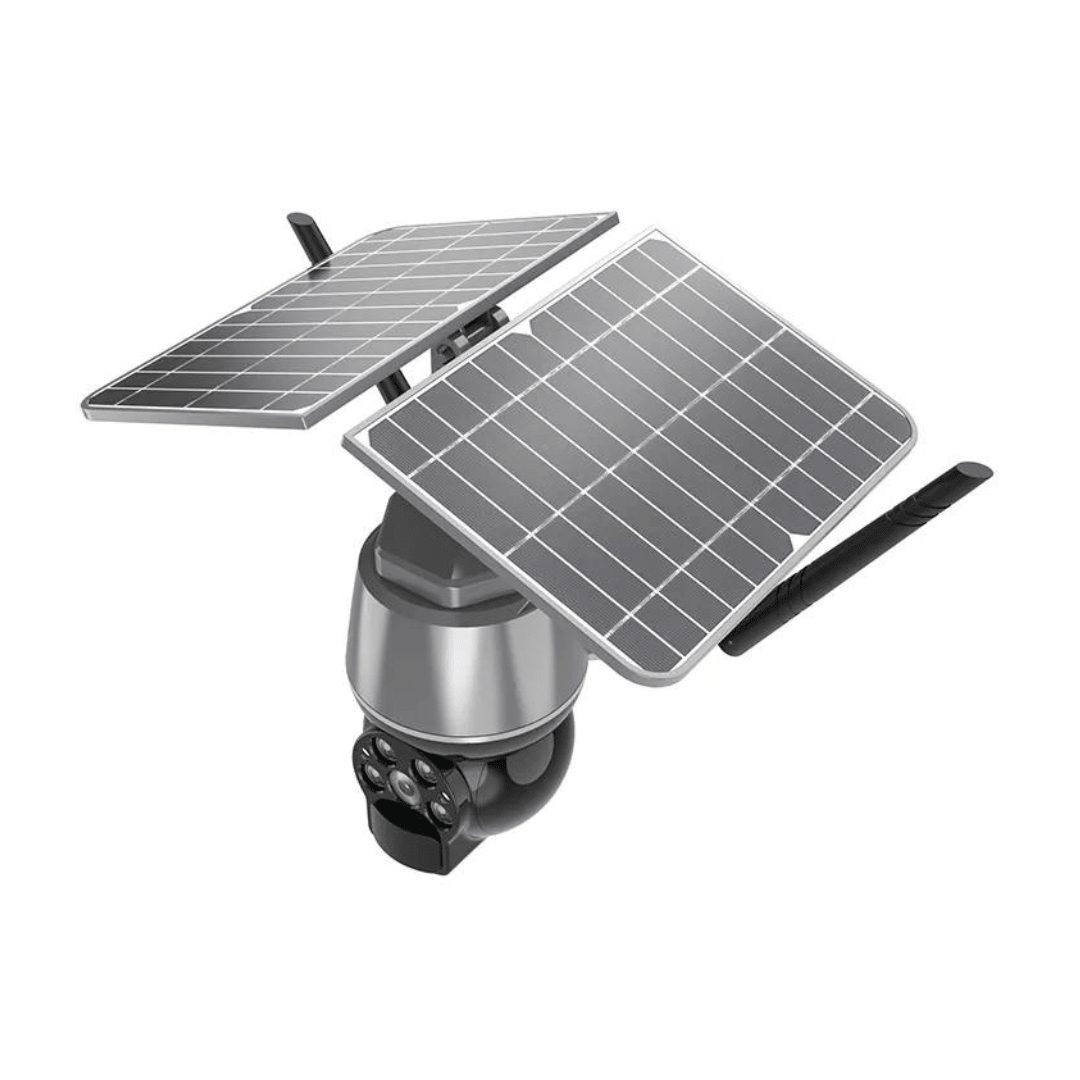 Camera Supraveghere cu Panou Solar WIFI, Rezolutie 5MP, Rezistenta la Apa, Control din Aplicatie - Taggo.ro