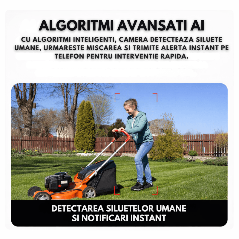 Lampa Stradala cu Camera 4G/ eSIM, AOV, Viziune Full Color cu Night Vision si Detectie Miscare, 8 MP - Taggo.ro