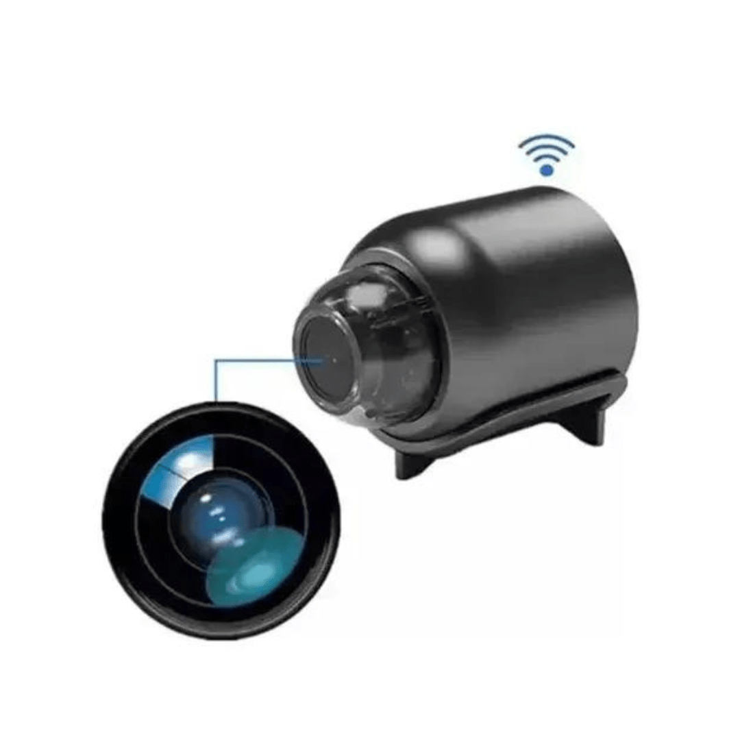 Mini camera WIFI 4K FULL HD, View 160, Control din aplicatie, Senzor miscare, Vizionare pe timp de noapte - Taggo.ro