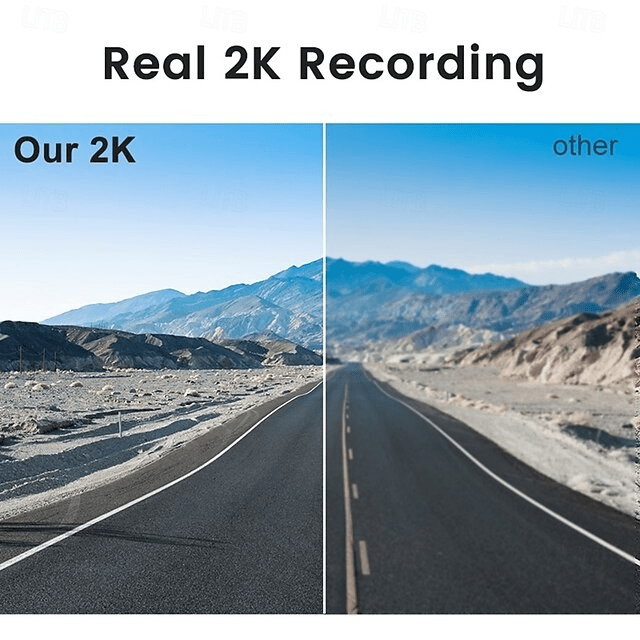 Camera auto 4G LTE Taggo cu cartela SIM, rezoluție 2K și camera spate 720P pentru monitorizare la distanță și hotspot WiFi.