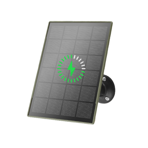 Panou Solar Moncristalin 3W, ideal pentru Camere de Supraveghere, IP 66, Acumulatori inclusi 6000mAh - Taggo.ro