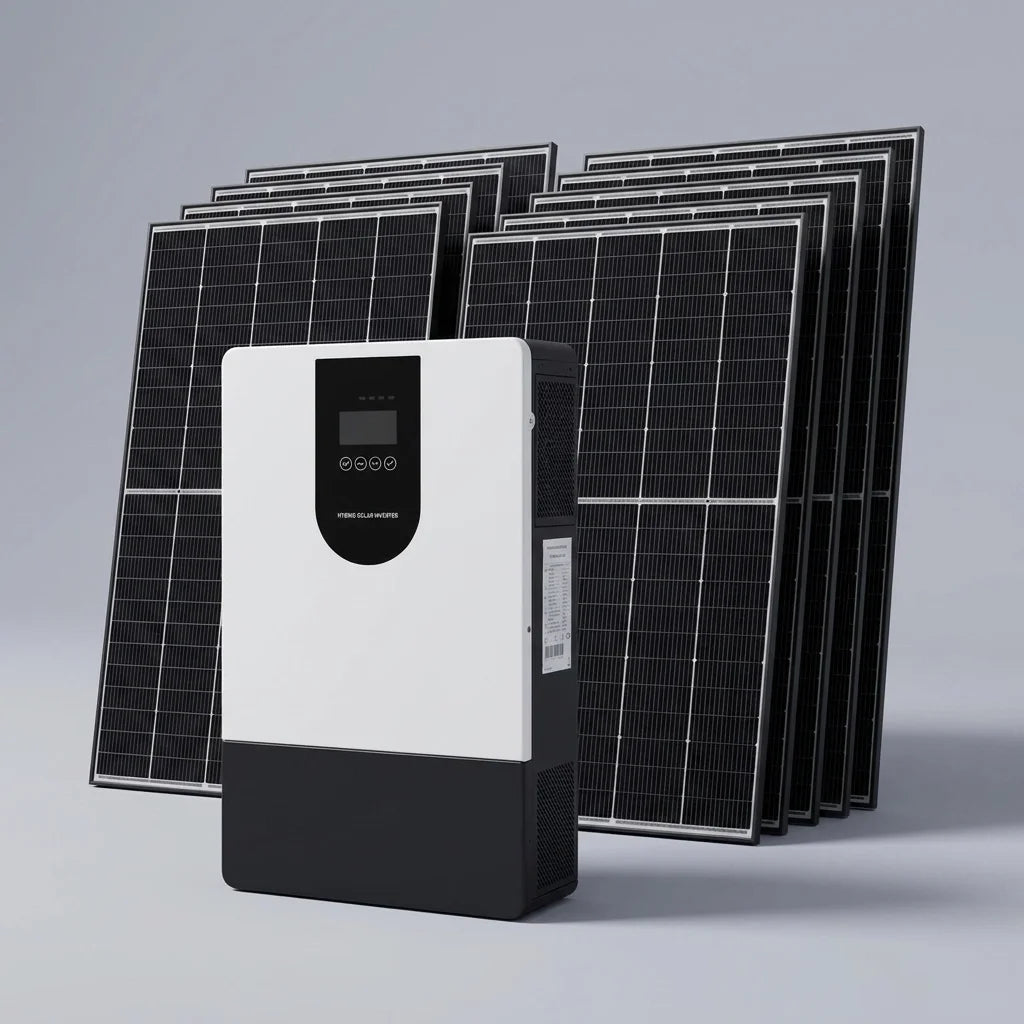 Kit Fotovoltaic Hibrid TAGGO 6.5kW Complet – 10 Panouri Trina Solar 455W + Invertor Hibrid