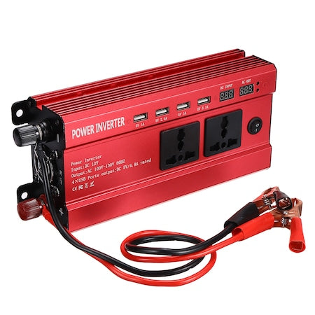 Invertor Auto Cu CPU Control, Port USB Si Display Digital 12V 1200W - Taggo.ro