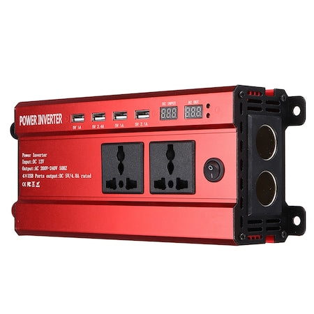 Invertor Auto Cu CPU Control, Port USB Si Display Digital 12V 1200W - Taggo.ro