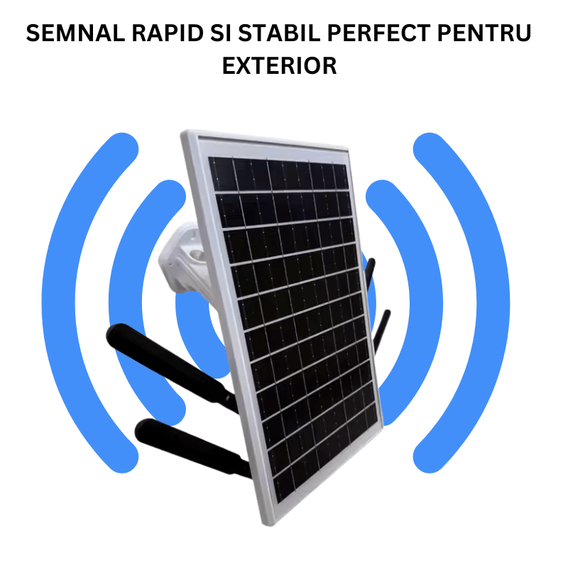 Router Wireless 4G Solar, Suport Cartela Sim, Baterie 25600mah, Echipament de Exterior Rezistent la Apa - Taggo.ro