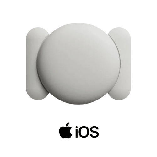 Dispozitiv de urmarire EasyTrack compatibil iOS cu Suport Magnetic din Silicon - Alb