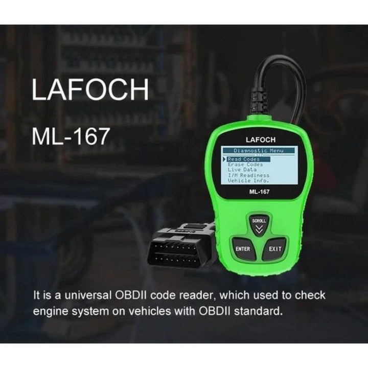 Tester Auto Profesional Universal OBD2 Lafoch ML-167 - Taggo.ro