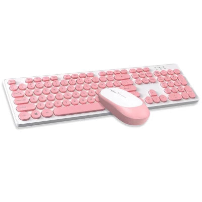 Set Tastatura si Mouse Wireless, 2 Culori Andowl TF770 - Taggo.ro