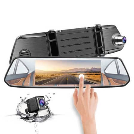 Oglinda Retrovizoare pentru Masina cu Ecran Tactil de 5.5 inch cu inregistrare Q-CA579 - Taggo.ro