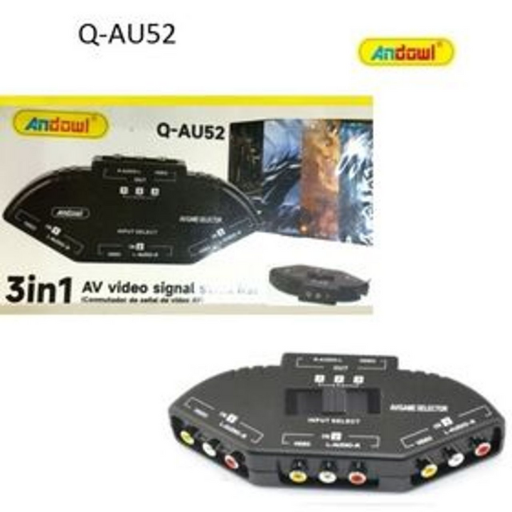 3-in-1 AV Video Signal Switcher, premium - Taggo.ro