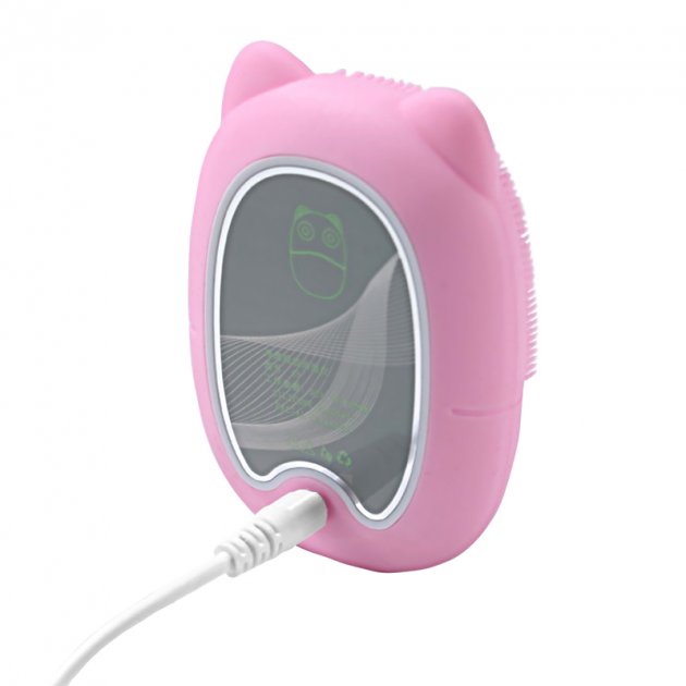 Aparat curatare faciala din silicon cu urechi Andowl Q-JM02 , incarcare USB, 5 viteze de functionare, 6000 vibratii/minut - Taggo.ro