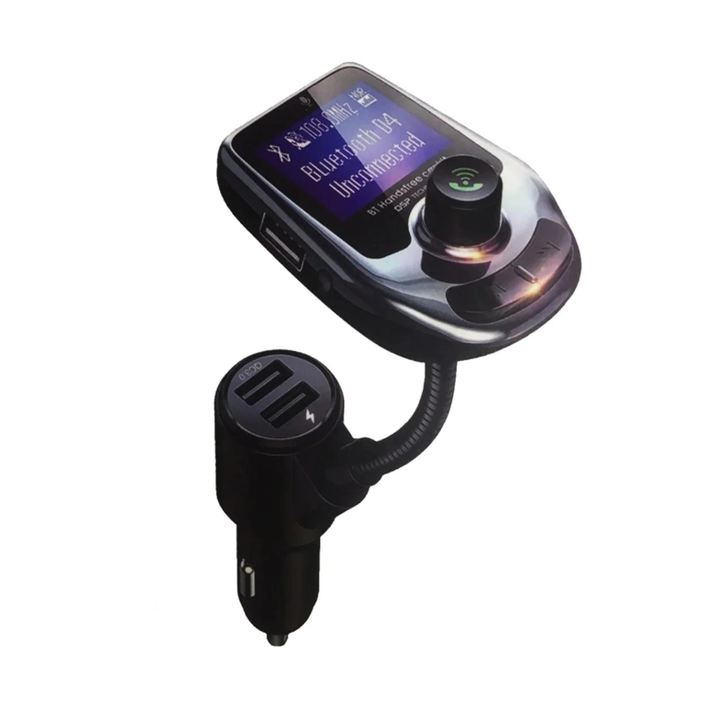 Modulator FM BlueTooth Hands Free Bluetooth, Citire USB si Micro SD, Mp3 Player, Microfon Incorporat Q-B74 - Taggo.ro