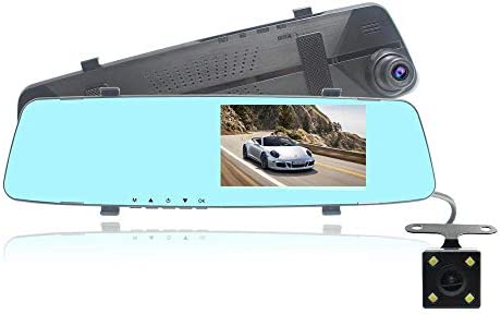 Oglinda Retrovizoare Interioara cu Camera Auto Fata/Spate, Full HD 1080P - Taggo.ro