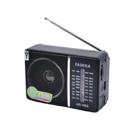 Radio Portabil Cu Baterii ,FM/MW/SW1/SW2 - Taggo.ro