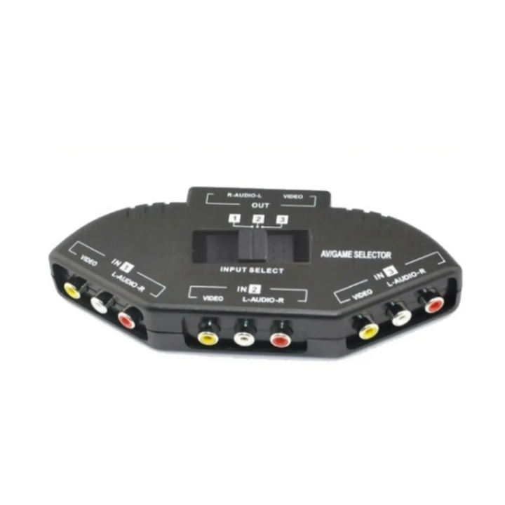 3-in-1 AV Video Signal Switcher, premium - Taggo.ro