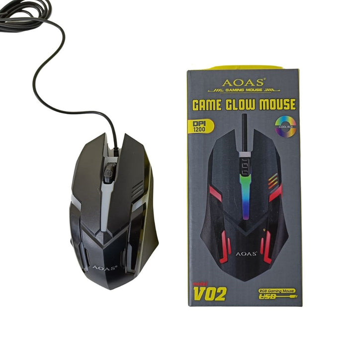 Mouse Gaming RGB AOAS 1200 DPI - Taggo.ro