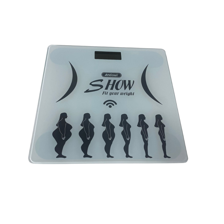 Cantar electronic Smart si analizor corporal cu Bluetooth, Incarcare USB - Taggo.ro