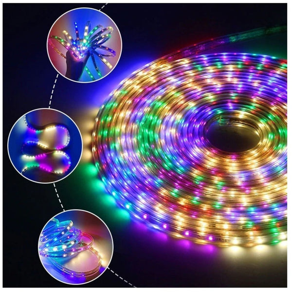 Banda LED , SMD, flexibil, 10m, multicolor - Taggo.ro