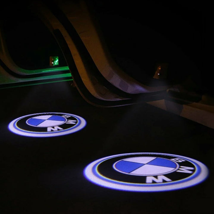 Set 2 Lampi Proiector pentru portiere cu logo BMW - Taggo.ro