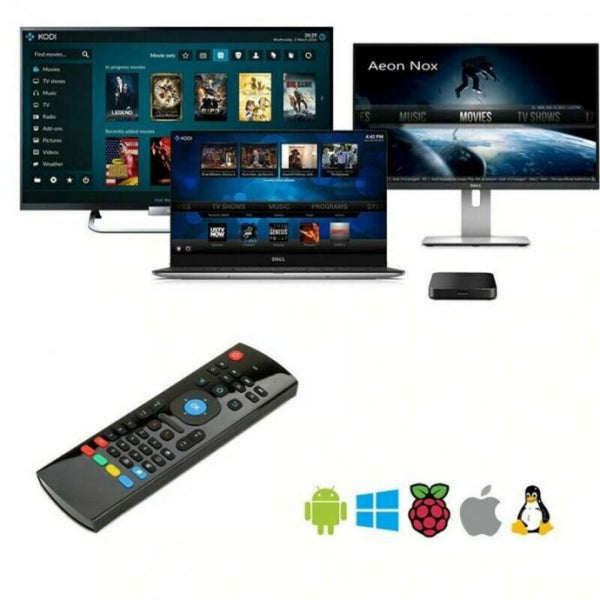 Telecomanda Smart TV, 3D Air Mouse si Tastatura Wireless 2.4 GHz - Taggo.ro