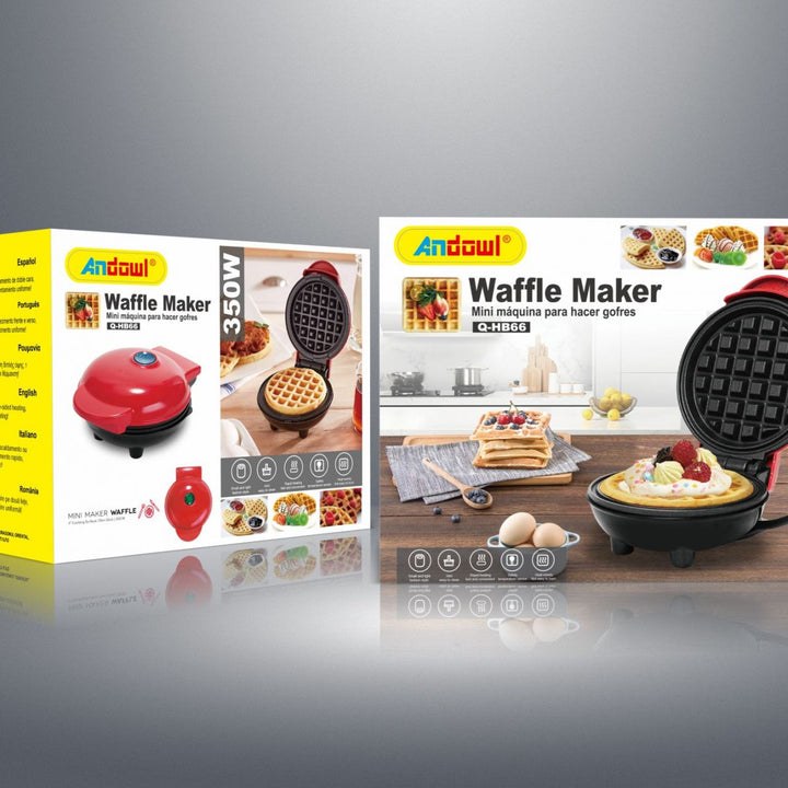 Mini Aparat Electric Pentru Waffle, 350w. Indicator Luminos Led - Taggo.ro