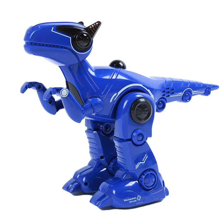 Robot de jucarie Dinozaur cu telecomanda pentru copii programabil cu functie lupta si incarcare USB - Taggo.ro