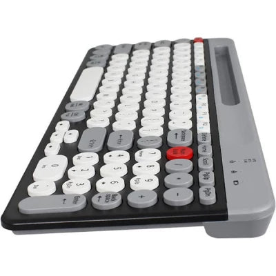 Tastatura wireless QK8066, BT, suport tableta/telefon - Taggo.ro