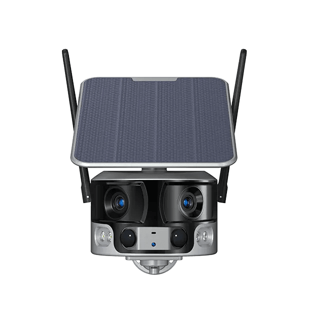 Camera Supraveghere Exterior Wifi Solara Panoramic 4K, 8MP, ZOOM 4X, Panou Solar 6W, 21700 mAh, WIFI 6, fara Fire, Aplicatie - Taggo.ro
