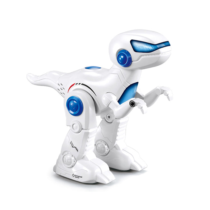 Robot de jucarie Dinozaur cu telecomanda pentru copii programabil cu functie lupta si incarcare USB - Taggo.ro
