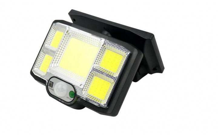 Lampa Solara Cu Telecomanda,168 LED, Senzor Miscare, Unghi Detectare 120 ° JD-2168B-A - Taggo.ro
