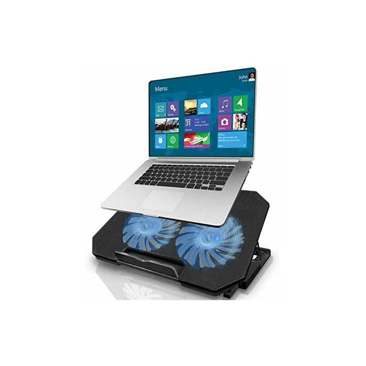 Cooler Laptop Q-SR03, Silentios, 13", 2 x Ventilator, USB, Negru - Taggo.ro
